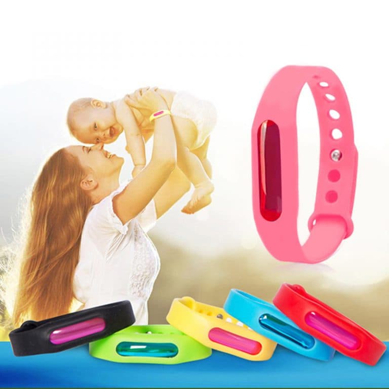 Bracelet anti-Moustiques en Silicone Protection 5 à 7 Jours de Protection