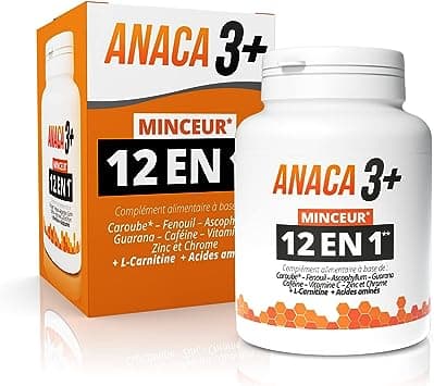 Complément alimentaire Anaca3+ Minceur 12 En 1, 120 gélules