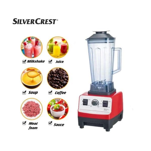 Mixeur SILVER CREST 9500w Moteur Haute Vitesse 2L