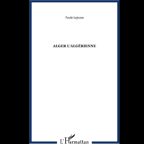 Alger l’Algérienne